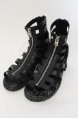 画像1: CIVARIZE / レザーグラディエーターサンダル 42（約27.5cm） ブラック O-25-05-25-057-CI-sho-YM-OS (1)
