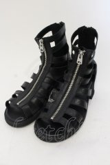 CIVARIZE / レザーグラディエーターサンダル 42（約27.5cm） ブラック O-25-05-25-057-CI-sho-YM-OS