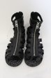 画像2: CIVARIZE / レザーグラディエーターサンダル 42（約27.5cm） ブラック O-25-05-25-057-CI-sho-YM-ZT-S007 (2)