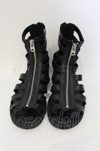 画像2: CIVARIZE / レザーグラディエーターサンダル 42（約27.5cm） ブラック O-25-05-25-057-CI-sho-YM-OS