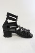 画像5: CIVARIZE / レザーグラディエーターサンダル 42（約27.5cm） ブラック O-25-05-25-057-CI-sho-YM-ZT-S007 (5)