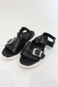 画像1: TORNADO MART / イージーサンダル S（約24.5〜25cm） ブラックｘホワイト O-25-05-25-058-TO-sho-YM-OS (1)