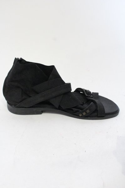 画像6: 14th Addiction / スネークバックルラップサンダル 27cm ブラック O-25-05-25-060-14-sho-YM-ZT-S004 (6)