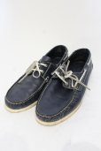 画像1: GOSTAR DE FUGA / シューズ.SEDITIOUSデッキ 43(約27cm ネイビー O-25-05-25-061-GO-sho-YM-OS (1)