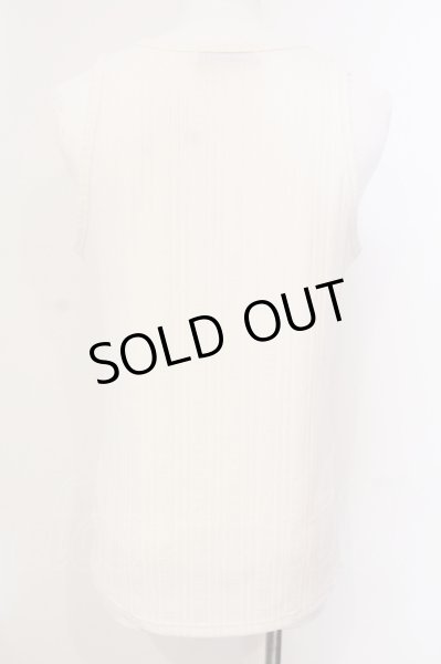 画像2: BUFFALO BOBS / RHONE(ローヌ) 針抜きテレコタンクトップ 2-3 ホワイト O-25-05-25-007-BU-to-YM-ZT359 (2)