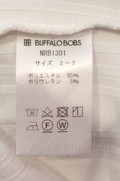 画像3: BUFFALO BOBS / RHONE(ローヌ) 針抜きテレコタンクトップ 2-3 ホワイト O-25-05-25-007-BU-to-YM-OS