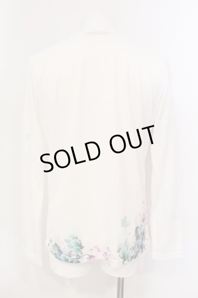 画像2: BUFFALO BOBS / SENKA(センカ)Vネックプリントカットソー 2-3 ホワイト O-25-05-25-008-BU-to-YM-ZT359 (2)