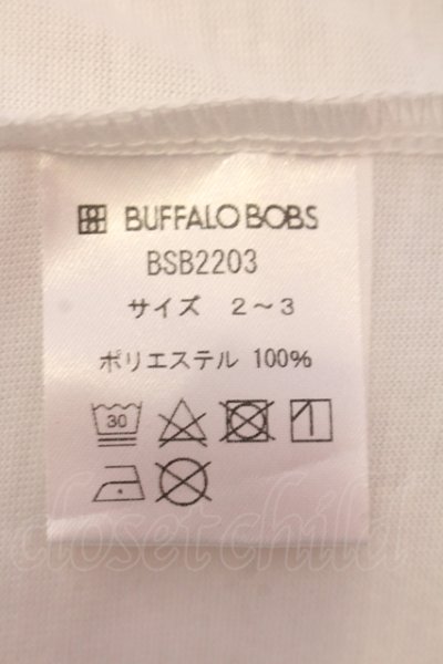 画像3: BUFFALO BOBS / SENKA(センカ)Vネックプリントカットソー 2-3 ホワイト O-25-05-25-008-BU-to-YM-OS
