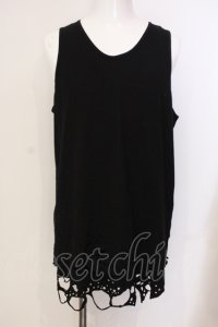 CIVARIZE / オパールダメージタンクトップ F ブラック O-25-05-25-010-CI-to-YM-OS