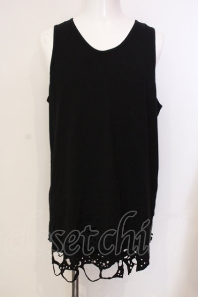 画像1: CIVARIZE / オパールダメージタンクトップ F ブラック O-25-05-25-010-CI-to-YM-OS