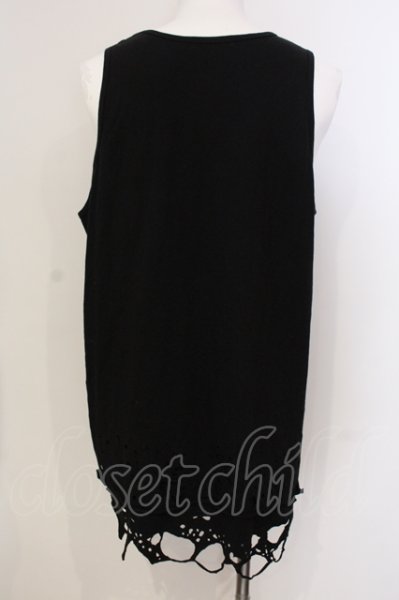 画像2: CIVARIZE / オパールダメージタンクトップ F ブラック O-25-05-25-010-CI-to-YM-ZT233 (2)