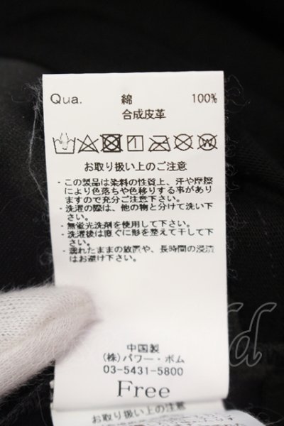 画像3: CIVARIZE / PUレザー切り替えパッチワークショルダーZIP Tシャツ F ブラック O-25-05-25-014-CI-ts-YM-OS