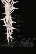 画像2: CIVARIZE / ZIPプリントロンT カットソー F ブラック O-25-05-25-015-CI-to-YM-OS (2)