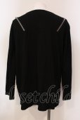 画像3: CIVARIZE / ZIPプリントロンT カットソー F ブラック O-25-05-25-015-CI-to-YM-OS (3)