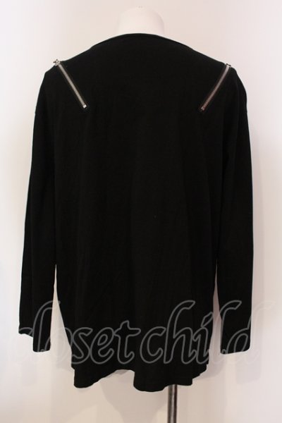 画像3: CIVARIZE / ZIPプリントロンT カットソー F ブラック O-25-05-25-015-CI-to-YM-OS
