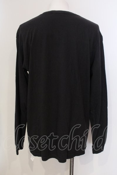 画像2: CIVARIZE / ヴィンテージ加工アニマルプリントカットソー F ブラック O-25-05-25-016-CI-to-YM-ZT373 (2)