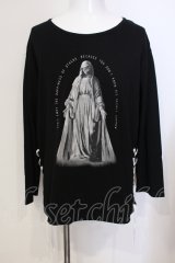 CIVARIZE / レースUPカットソー F ブラック O-25-05-25-017-CI-to-YM-OS