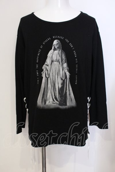 画像1: CIVARIZE / レースUPカットソー F ブラック O-25-05-25-017-CI-to-YM-OS