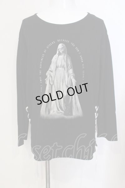 画像1: CIVARIZE / レースUPカットソー F ブラック O-25-05-25-017-CI-to-YM-ZT372