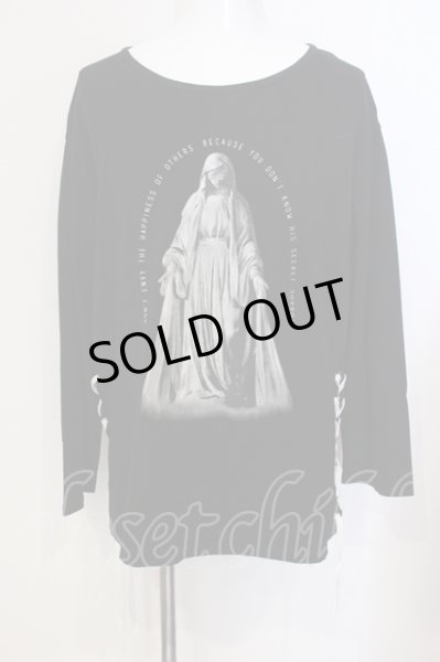 画像1: CIVARIZE / レースUPカットソー F ブラック O-25-05-25-017-CI-to-YM-ZT372 (1)