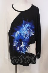 CIVARIZE / Blizzard プリントTシャツ F ブラックｘホワイト O-25-05-25-018-CI-ts-YM-OS