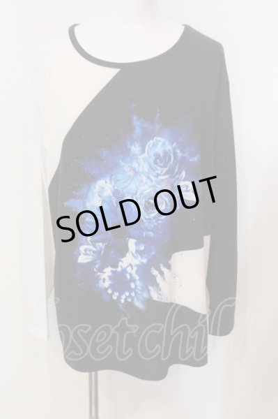画像1: CIVARIZE / Blizzard プリントTシャツ F ブラックｘホワイト O-25-05-25-018-CI-ts-YM-ZT233 (1)