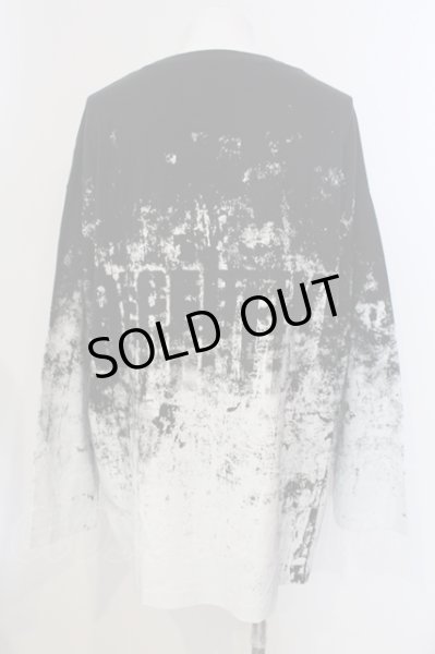 画像2: CIVARIZE / ピグメントグラデーションBIGカットソー F ブラックｘホワイト O-25-05-25-019-CI-to-YM-ZT0709M (2)