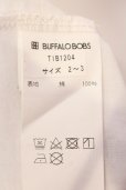 画像3: BUFFALO BOBS / FILO ROSSAフラワー刺繍Tシャツ 2-3 ホワイト O-25-05-25-002-BU-ts-YM-OS (3)