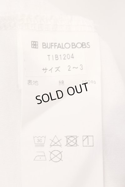 画像3: BUFFALO BOBS / FILO ROSSAフラワー刺繍Tシャツ 2-3 ホワイト O-25-05-25-002-BU-ts-YM-ZT359