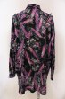 画像2: CIVARIZE / ショルダーZIPフェザージャガードシャツ F パープル O-25-05-25-023-CI-sh-YM-OS (2)