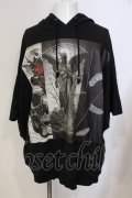 CIVARIZE / BIGポンチョパーカー F ブラック O-25-05-25-024-CI-to-YM-OS