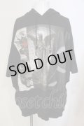 CIVARIZE / BIGポンチョパーカー F ブラック O-25-05-25-024-CI-to-YM-OS
