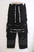 画像1: BACKSTAGE PASS / PARACHUTE PANTS2WAY ワイドパンツ F ブラック O-25-05-25-025-BA-pa-YM-OS (1)