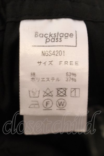 画像3: BACKSTAGE PASS / PARACHUTE PANTS2WAY ワイドパンツ F ブラック O-25-05-25-025-BA-pa-YM-OS