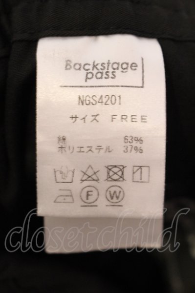画像3: BACKSTAGE PASS / PARACHUTE PANTS2WAY ワイドパンツ F ブラック O-25-05-25-025-BA-pa-YM-ZT359 (3)