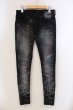 画像1: CIVARIZE / Dazzlingカラー吹き付け加工スキニーデニムパンツ 42 パープル O-25-05-25-026-CI-pa-YM-ZT358 (1)
