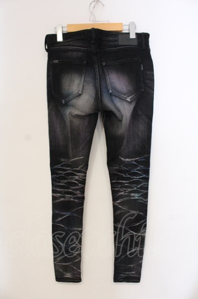 画像2: CIVARIZE / Dazzlingカラー吹き付け加工スキニーデニムパンツ 42 パープル O-25-05-25-026-CI-pa-YM-ZT358 (2)