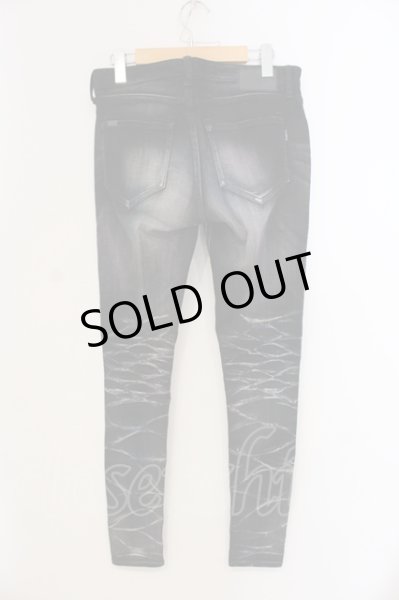 画像2: CIVARIZE / Dazzlingカラー吹き付け加工スキニーデニムパンツ 42 パープル O-25-05-25-026-CI-pa-YM-ZT358 (2)