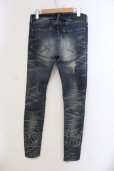 画像2: CIVARIZE / Wipe リメイクスキニーデニム 42 インディゴ O-25-05-25-027-CI-pa-YM-OS (2)