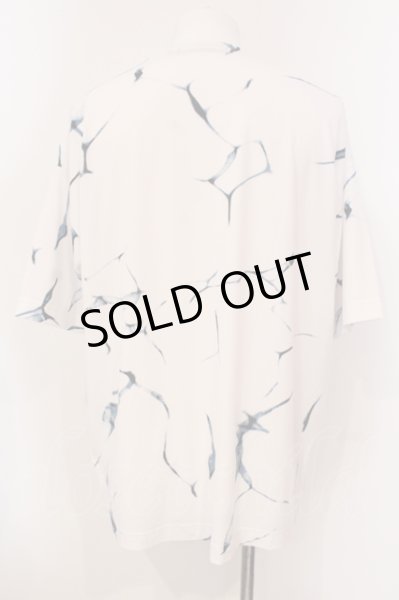 画像2: FUGA / 総柄BIG Tシャツ 46 ホワイト O-25-05-25-003-FU-ts-YM-ZT359 (2)
