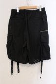 画像2: HARE / ショートツイルカーゴパンツ F ブラック O-25-05-25-030-HA-pa-YM-ZT358 (2)