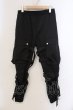 画像1: CIVARIZE / ボンテージカーゴパンツ F ブラック O-25-05-25-031-CI-pa-YM-ZT359 (1)