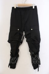 CIVARIZE / ボンテージカーゴパンツ F ブラック O-25-05-25-031-CI-pa-YM-OS