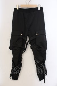 CIVARIZE / ボンテージカーゴパンツ F ブラック O-25-05-25-031-CI-pa-YM-ZT359