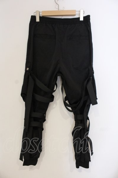 画像2: CIVARIZE / ボンテージカーゴパンツ F ブラック O-25-05-25-031-CI-pa-YM-ZT359 (2)