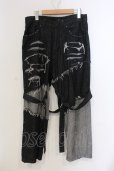 画像1: CIVARIZE / ワイドシルエットボンテージパンツ 42 ブラック O-25-05-25-032-CI-pa-YM-OS (1)