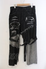 CIVARIZE / ワイドシルエットボンテージパンツ 42 ブラック O-25-05-25-032-CI-pa-YM-OS
