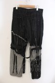 画像2: CIVARIZE / ワイドシルエットボンテージパンツ 42 ブラック O-25-05-25-032-CI-pa-YM-OS (2)