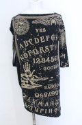 SHARE SPIRIT / Ouija board カットワンピース 36 ブラック O-25-05-31-050-SH-to-YM-ZT331