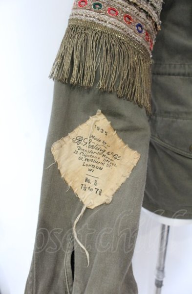 画像9: SHARE SPIRIT / カスタムコート 48（HOMME） カーキ O-25-05-31-057-SH-ou-YM-ZT-M125 (9)